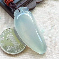 Minke Emerald Jade Jade Ware Old Pit Ice Breed Light Fugua Pendant Natural A Goods Emerald Belt Certificate Support Recheck