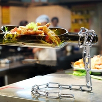 Creative suspended plate food dish dish wine bottle rack ornaments kitchen tableware restaurant special dry fruit plate Net Red