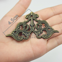 45mm antique corner hollow four side box corner alloy corner decorative corner butterfly corner alloy patch corner wooden box corner