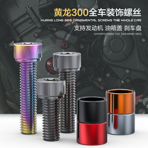 Benali Lanbaolong small yellow dragon BJ300GS motorcycle screw accessories modified creative body screw set