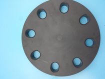 UPVC blind plate PVC blind flange DIN national standard PVC flange plug 110mm DN100 4