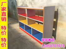 Bangbang teaches playing wooden finishing kindergarten childrens room storage rack furniture storage rack toy cabinet New Products