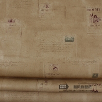 American original imported wq paper wallpaper study bedroom full of vintage old new classical wind tail