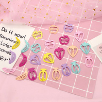 Pet Head Accessories Pooch Hair Clip Candy Color Fruit Card Strawberry Pineapple Color Teddy Yorker Summer Bb Haircut Accessories