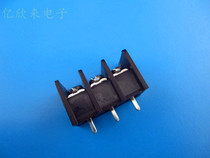 Supply 3p black small leg terminal block circuit board pin type terminal block 9 5MM25A terminal block