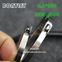 SS201 304 Cable Ties Metal Marine Stainless Steel Cable Ties 4 6*300 