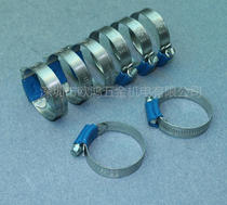 Imported Swedish ABA Zinc Aluminum Carbon Alloy Steel S20 Blue Strap Clamp Throat Hoop Clamp Water Pipe Clamp W1 32-44