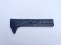 Beating Gold Tools Mini-Carruler Jewelry Equipment Plastic Card Size Walnut Caravan and Play Caliper