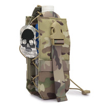 TC0016 CP Camouflage Outdoor Adventure Riding Multifunctional Kettle Waist Bag Tactical Intercom Package