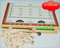 Special Xinghui brand Military chess wood joint game chess ground chess mahjong military chess large solid