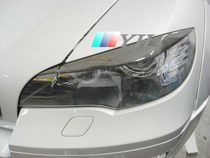 Suitable for carbon fiber 2008-2014 X6 E71 car modification parts lamp eyebrow