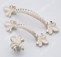 New ivory white cabinet door handle pastoral style drawer small handle furniture handle simple fashion handle