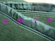 2000g wool blanket Green plush blanket Edging blanket