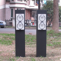 Finger outdoor waterproof socket lamp post lawn lamp post outdoor socket column RV camp hydropower pile