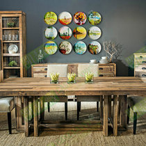 8-inch Monet oil painting porcelain plate decorative plate wall hanging European restaurant decorative wall hanging plate Ceramic plate setting plate