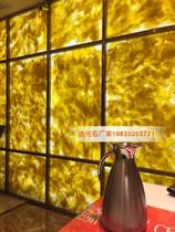 Pervious to light cloud slate Pervious to light artificial stone manufacturers ceiling ceiling light sheet Pervious to light jade background wall lamps and lanterns supporting