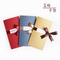 1 custom printed hot stamping logo business greeting card film birthday customer invitation invitation letter gift card