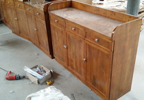 Solid wood dining side cabinets Ukim wood doing old lockers Dining Cabinets Hotel Furniture Bowls Cabinets Closet Cupboards Tea Water Cabinet Side Cabinets