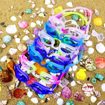 Swimming pool wholesale HD waterproof anti-fog goggles adult children unisex flat goggles comfortable and durable