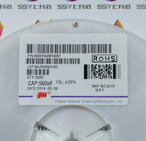 0805 patch capacitor 560NF (564M) accuracy ± 20% (10 only)