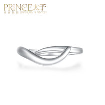 Prince Jewelry 18K Platinum Simple Personality Trend Women Couple Gift Ring XRG000003