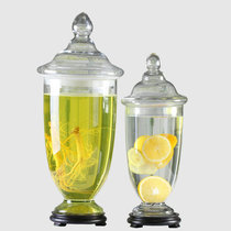 Slow Xingli lead-free wine bottle transparent wine bottle trophy-shaped juice bottle European new wine jar ginseng wine bottle