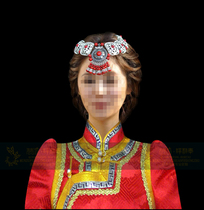 (Qingqingfang Hu Hetai) Customized national headdress manual craftsmanship original design Mongolian style