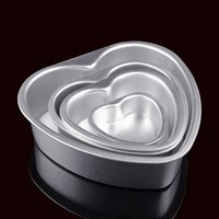 Baking Peels Mold Loving Shape Living Bottom Fixed Baking Cake Mold 3-10 Inch Heart Type Cake Live Bottom Anode Mold
