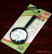 Shanghai Xuhua P1050 plastic handle magnifying mirror 50MM 10 times plastic frame magnifying mirror