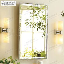 Fashion simple creative bathroom mirror decorative mirror European pastoral style entrance mirror wall decoration dressing mirror M1403