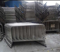 Stainless steel movable iron Horse guardrails 304 stainless steel Show activities Isolation Guardrails Municipal Road Fence Mills