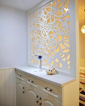 Factory direct Chinese screen partition floor cover carved partition hollow carved flower board pvc density board