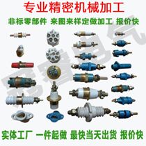 Brass Aluminum Alloy Purple Iron Non-Marked Small Parts Stainless Steel Nozzle Numerical Control Lathe Machining Set Manufacturer Direct