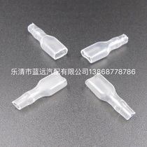 Manufacturer direct sale jacket 6 3 insertion spring jacket transparent single wire double wire a pack of 2000 DJ622-6 3 jacket