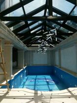 Large surf swimming pool villa swimming pool installation project to undertake the construction of accessories and equipment Hot spring surf pool