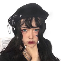 funck fasss dark girl“pin”modeling beret