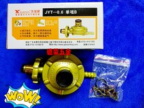 Pioneer gas gas valve pressure reducing valve regulator JYT-0 6 Single mouth nozzle Single and double mouth nozzle with table type B