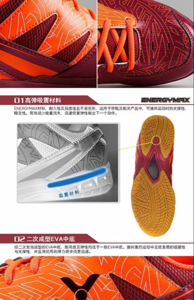 Chaussures de Badminton uniGenre VICTOR - Ref 843389 Image 4