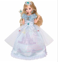 AOI Japanese purchasing licca doll Princess series blue princess dress