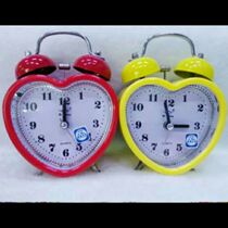 Creative lazy alarm clock metal bell bell shouting needle silent with night light cute student Korea fan wholesale