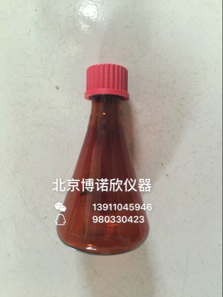 棕色螺纹口三角烧瓶 锥形瓶 高硼硅厚料 250ml  加工定制玻璃仪器