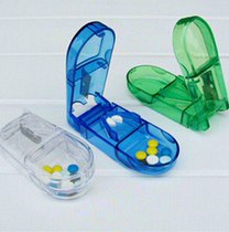 pill cutter splitter half storage compartment box medicine t