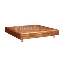 Reputed Rack Acoustic Tuning Double Wrapping Edge Tuning Board Shockproof Plate Black Walnuts Solid Wood Equipment Power Amplifier Shelf