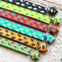 Cute Christmas Gingerbread man star paper Lucky star Origami star bottle wishing bottle handmade diy full