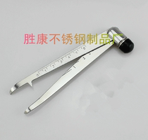 Factory direct stainless steel hospital percussion hammer multi-function deduction hammer hammer with scale (thickening)