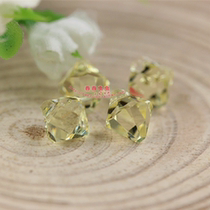 Austrian crystal 6301 6328 side hole rhombus 213 light yellow crystal loose bead