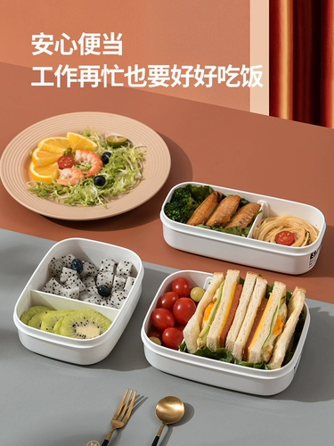 Япония импортировала разделенный ланч-бокс для офисных работников, ланч-бокс, пригодный для использования в микроволновой печи, ланч-бокс, холодильник, ящик для хранения фруктов