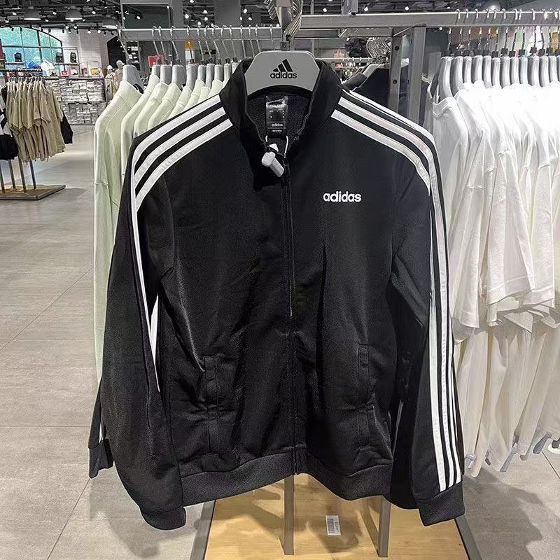 Jackson Wang's Same Style Adidas Cardigan for Men and Women, Casual Spring and Autumn Sports Stand-Collar Jacket Dq3070 Jackson Wang's Same Style Adidas Cardigan for Men and Women, Casual Spring and Autumn Sports Stand-Collar Jacket Dq3070