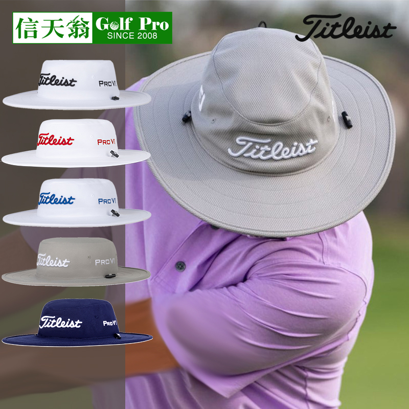 Large Dome Golf Cap Titleist Tetlise Sun Sun Shade Anti-ultraviolet Breathable Outdoor Sport Fisherman