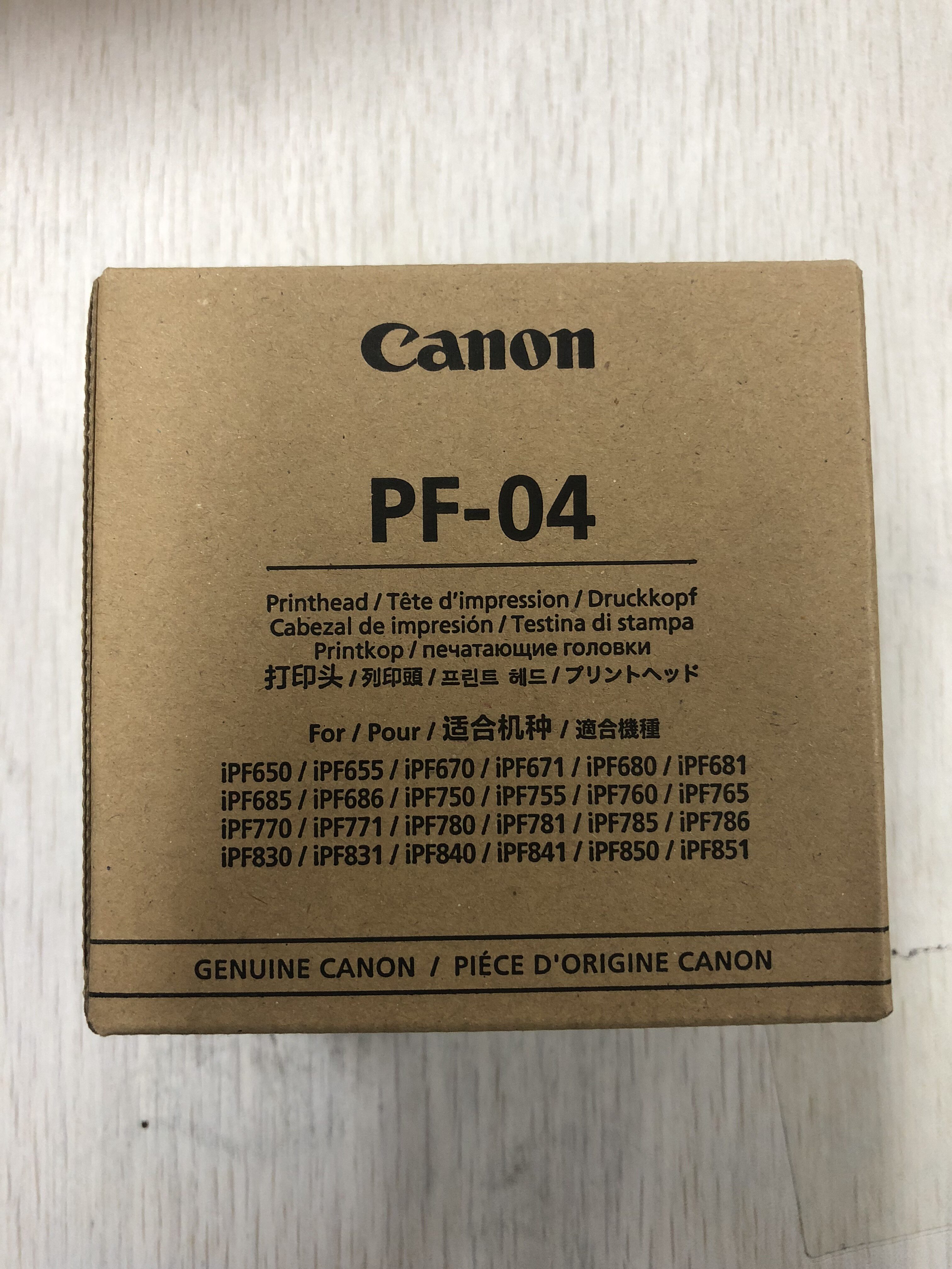 Original Canon PF-04 nozzle iPF650 655 750 755 765 851 681 printhead